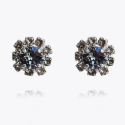 Caroline Svedbom Aello Earrings Black Diamond + Silvernight Clearance