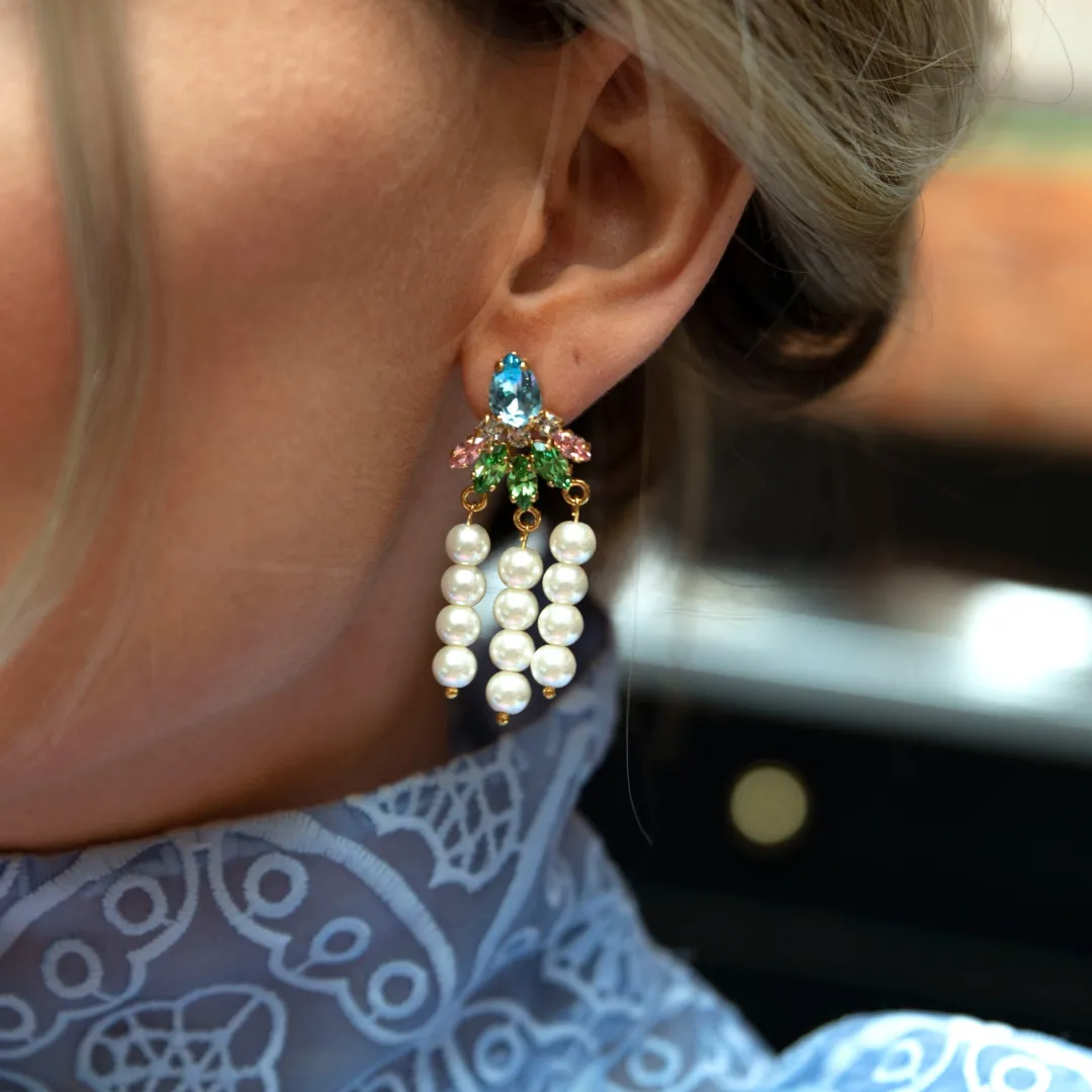 Caroline Svedbom Afrodite Earrings/Pastel Combo Best