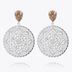 Caroline Svedbom Alexandra Earrings Vintage Rose Shop