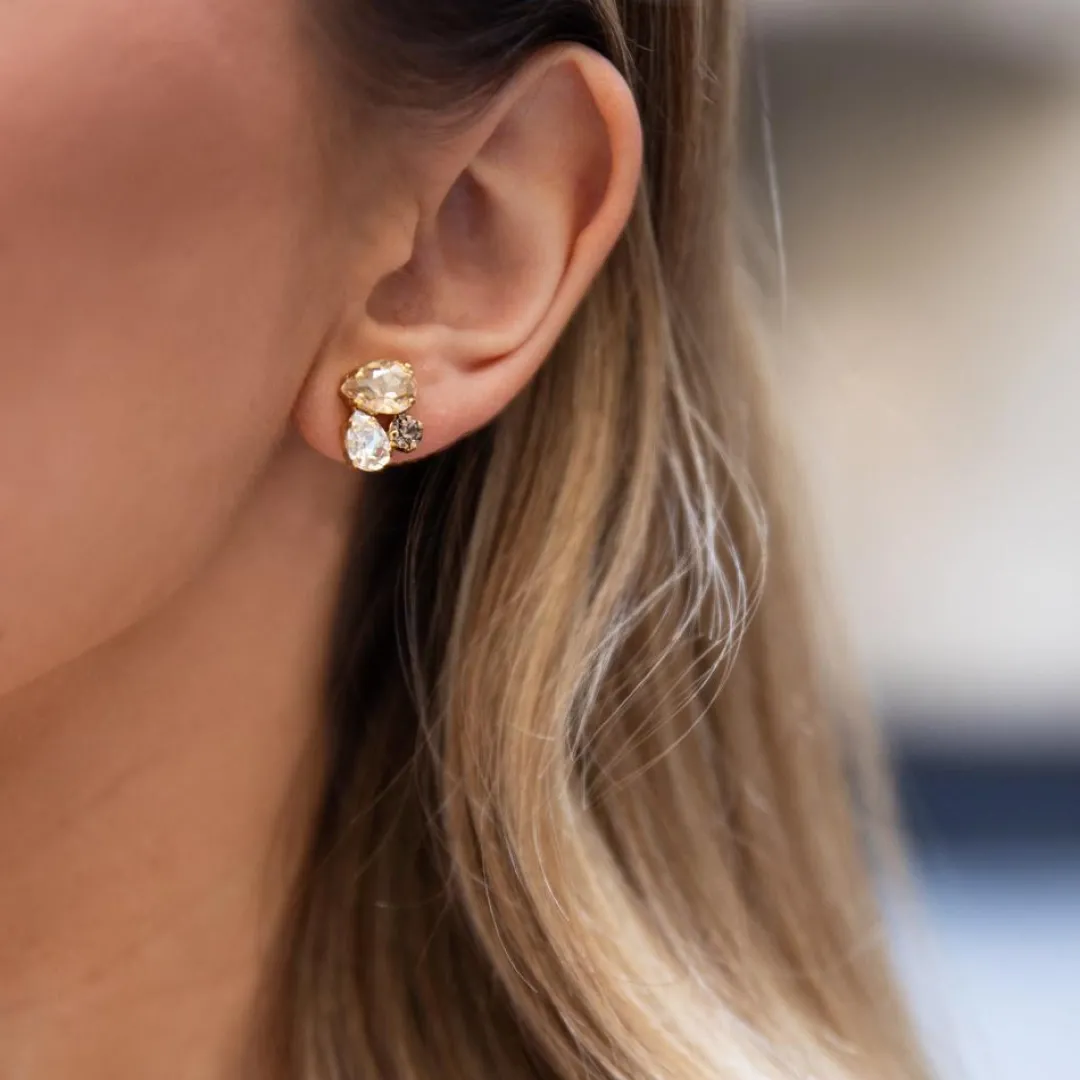 Caroline Svedbom Alisia Earrings Greige Combo Shop