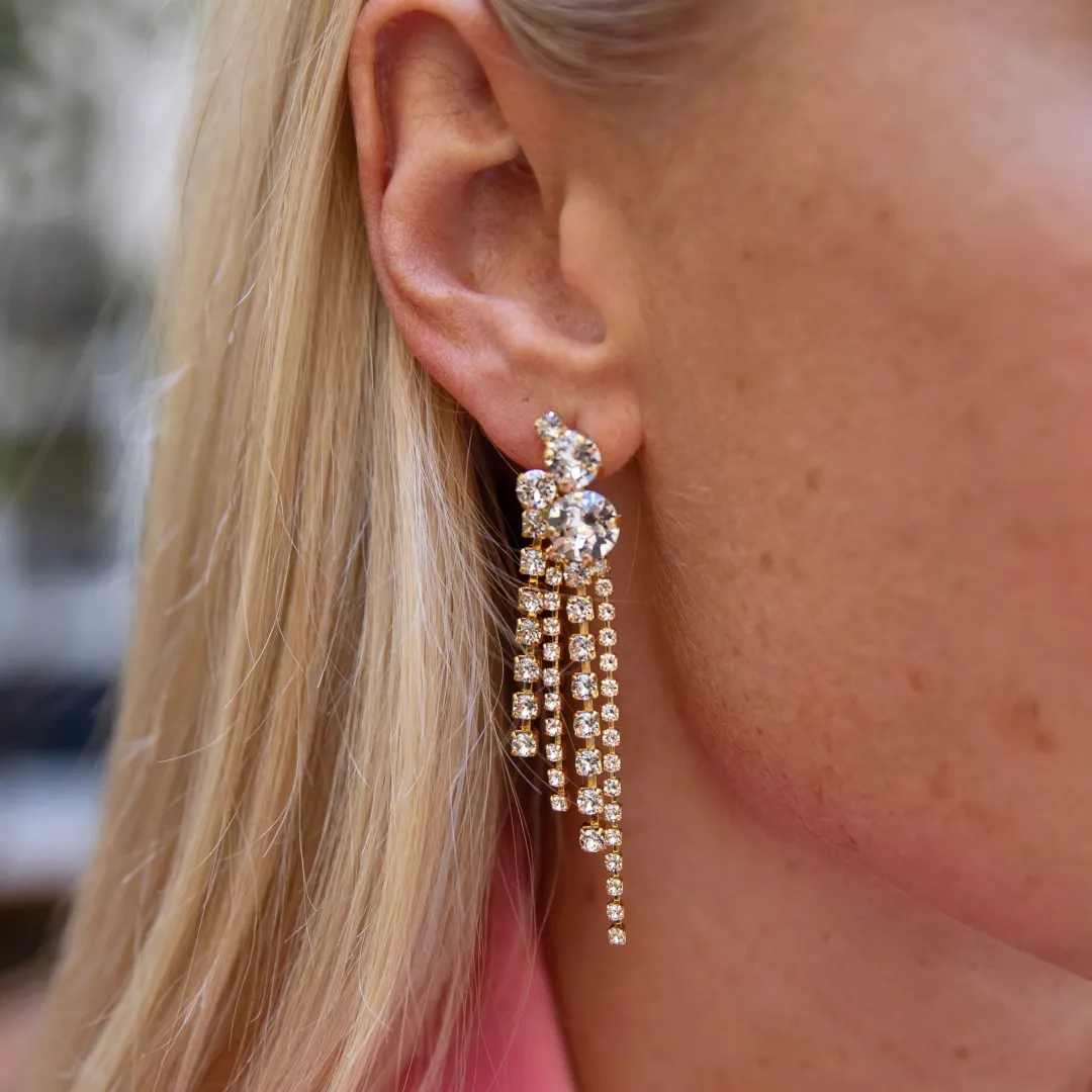 Caroline Svedbom Amy Earrings/Crystal Clearance