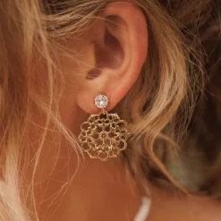 Caroline Svedbom Andrea Earrings Crystal Discount