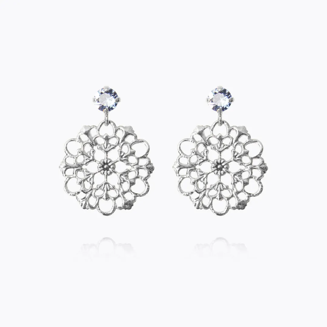 Caroline Svedbom Andrea Earrings Light Sapphire Cheap
