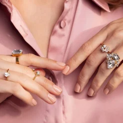 Caroline Svedbom Angelina Ring Crystal Discount