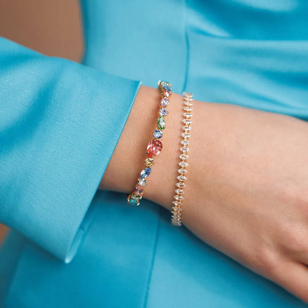 Caroline Svedbom Antonia Bangle Rainbow Combo Clearance