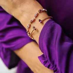 Caroline Svedbom Antonia Bracelet Violet Combo Fashion