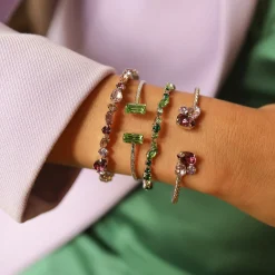 Caroline Svedbom Antonia Bracelet Green Combo Hot