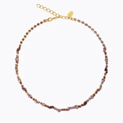 Caroline Svedbom Antonia Necklace Violet Combo Best