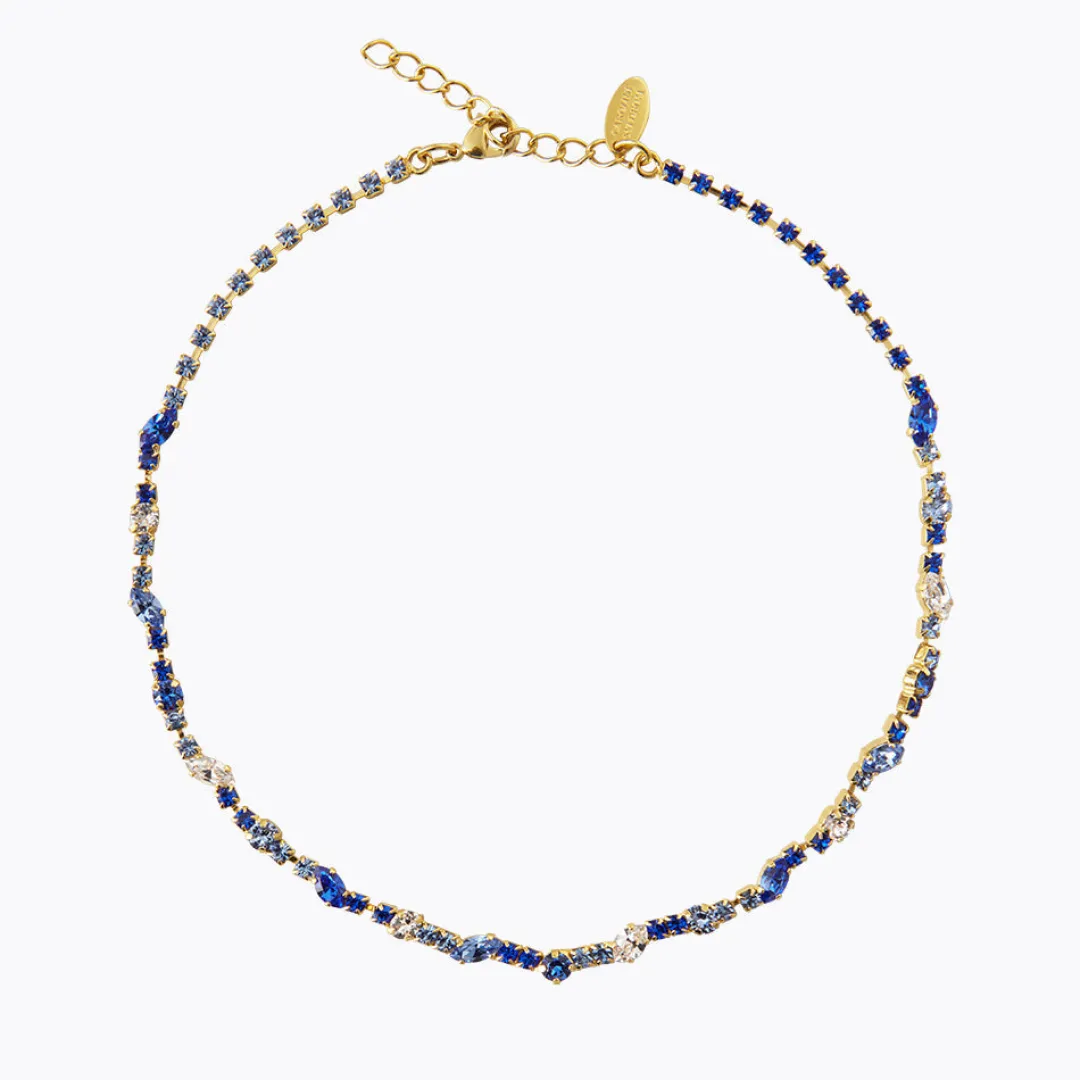 Caroline Svedbom Antonia Necklace Blue Combo Cheap