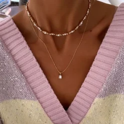 Caroline Svedbom Antonia Necklace Crystal Online