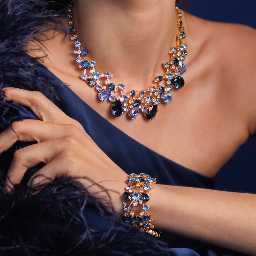 Caroline Svedbom Aurelia Bracelet Blue Combo Cheap