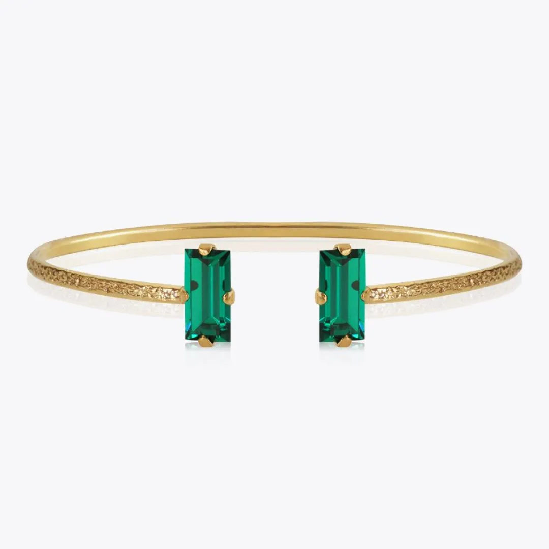 Caroline Svedbom Baguette Bracelet Emerald Shop