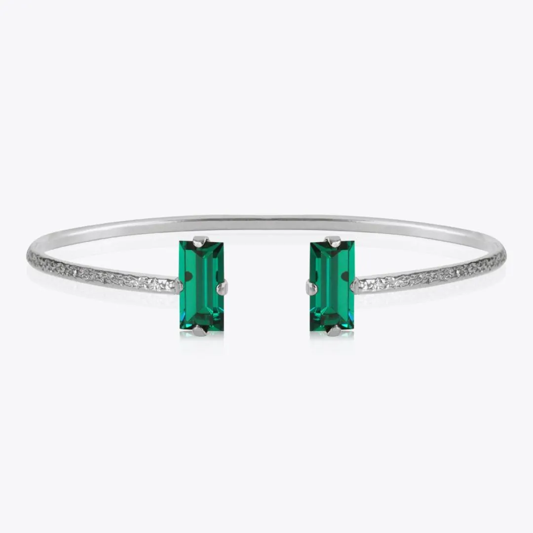 Caroline Svedbom Baguette Bracelet Emerald Shop