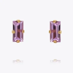 Caroline Svedbom Baguette Earrings Violet Best Sale