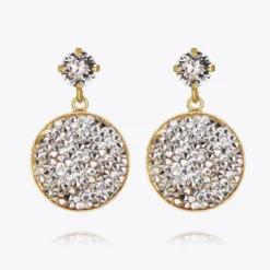 Caroline Svedbom Chloe Earrings Crystal + Cal Outlet