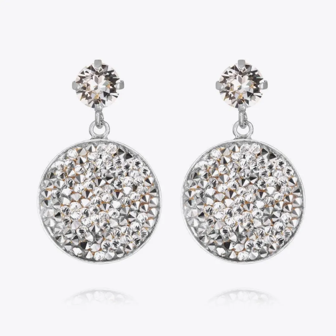 Caroline Svedbom Chloe Earrings Crystal + Cal Outlet