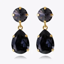 Caroline Svedbom Classic Drop Earrings Graphite Flash Sale