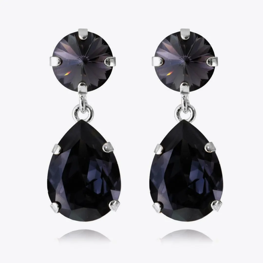 Caroline Svedbom Classic Drop Earrings Graphite Flash Sale