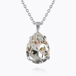 Caroline Svedbom Classic Drop Necklace Crystal Cheap