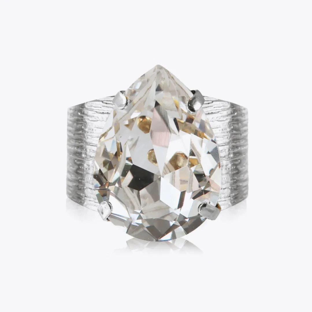 Caroline Svedbom Classic Drop Ring Crystal Hot