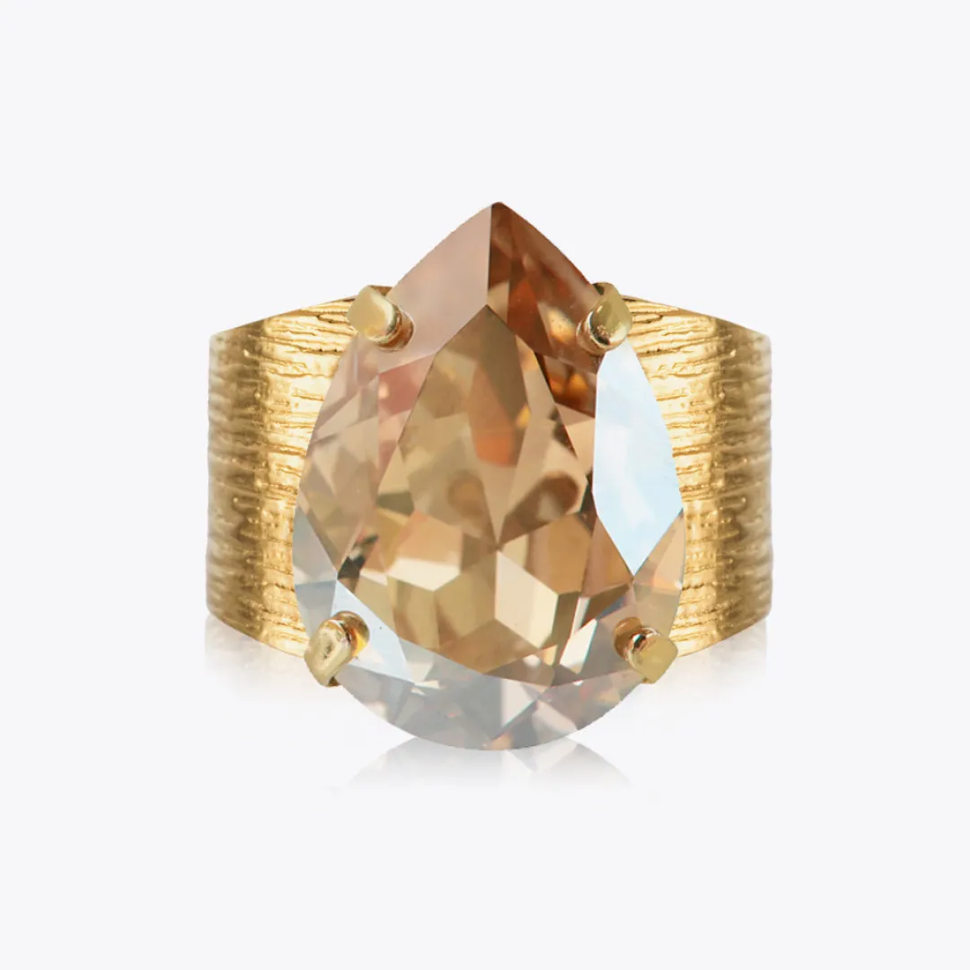 Caroline Svedbom Classic Drop Ring Golden Shadow Cheap