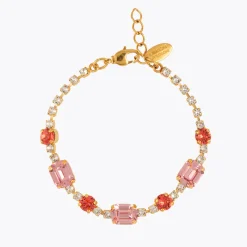 Caroline Svedbom Corinna Bracelet Coral Combo Clearance