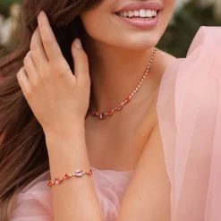 Caroline Svedbom Corinna Bracelet Coral Combo Clearance