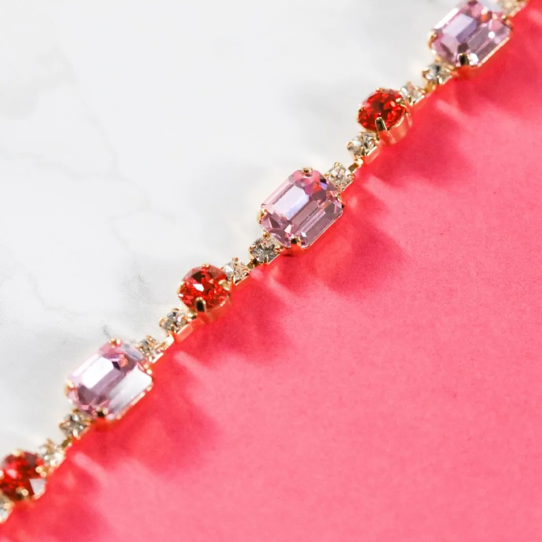 Caroline Svedbom Corinna Bracelet Coral Combo Clearance
