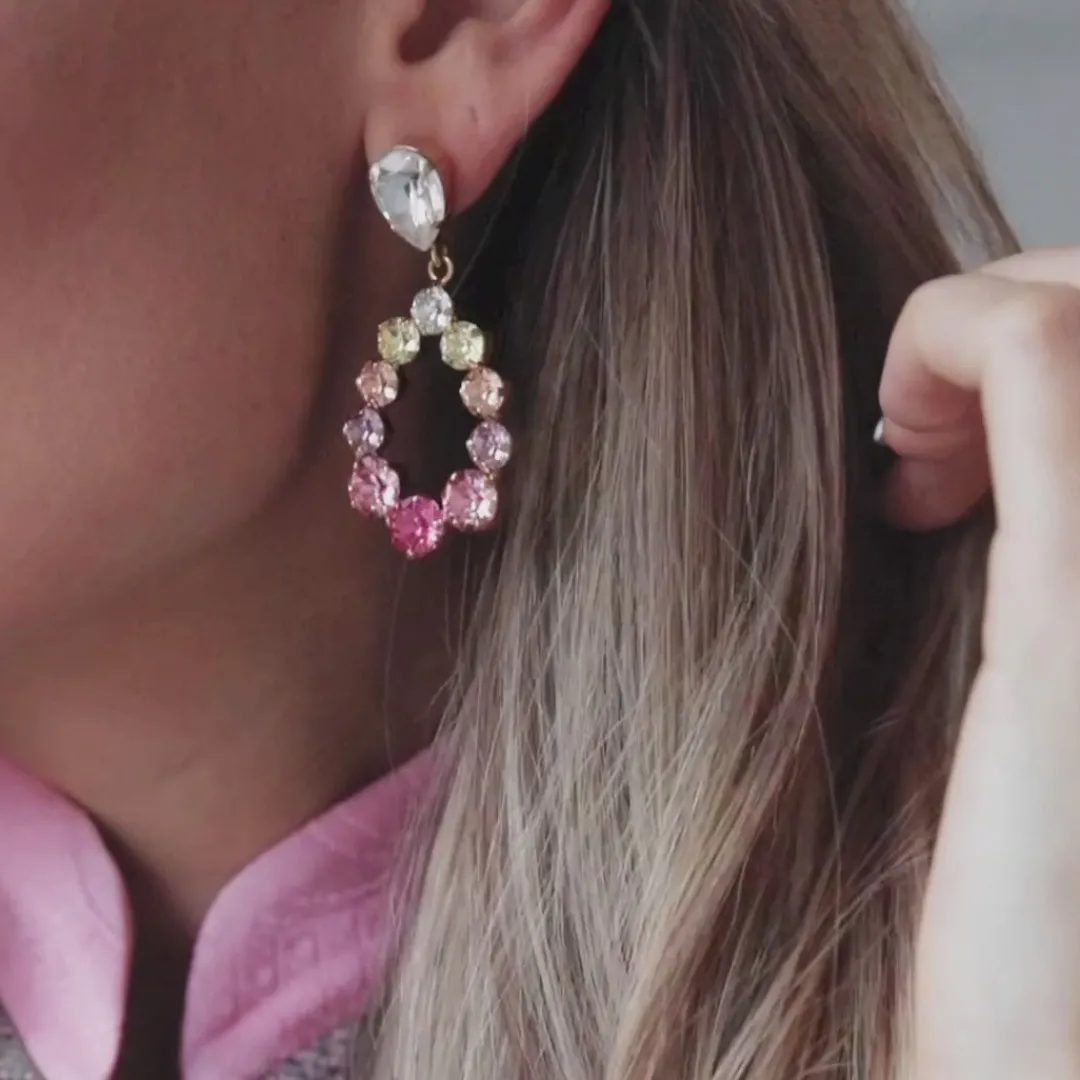 Caroline Svedbom Delia Earrings/Pastel Rainbow Combo Store