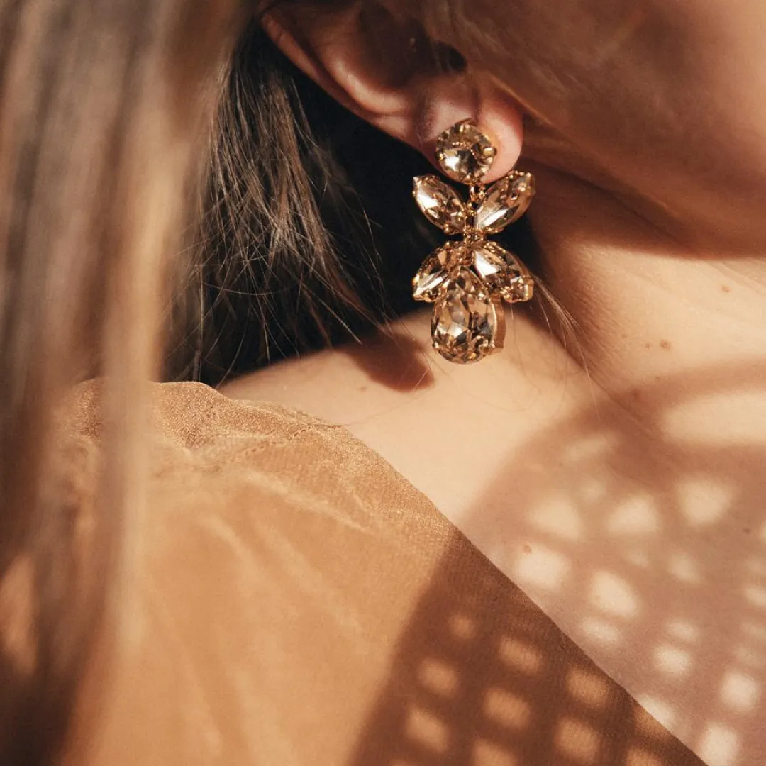 Caroline Svedbom Dione Earrings Silk Hot