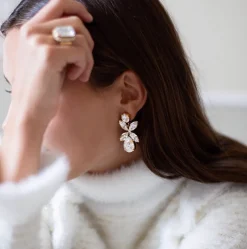 Caroline Svedbom Dione Earrings Crystal Sale