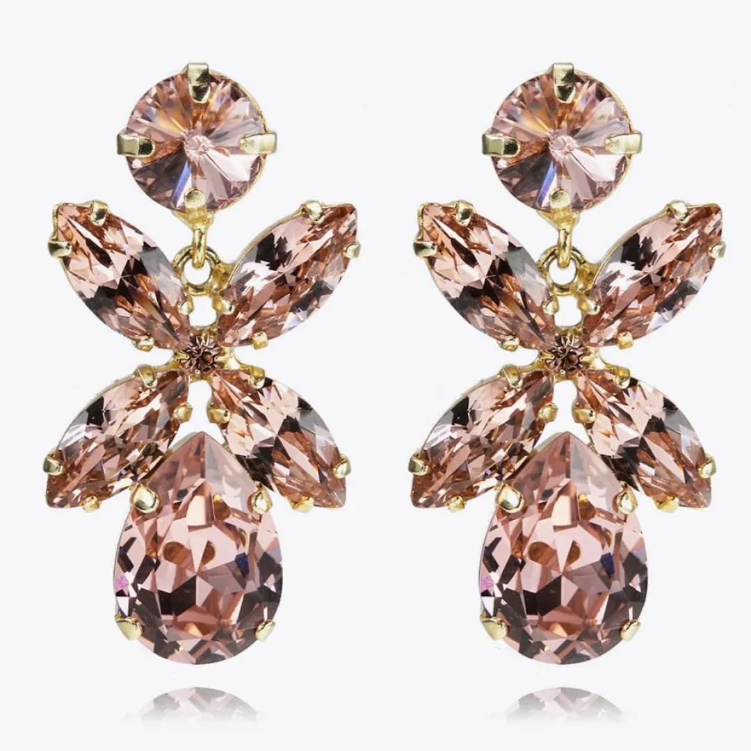 Caroline Svedbom Dione Earrings Vintage Rose Best