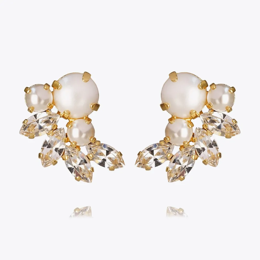 Caroline Svedbom Electra Earring/Pearl + Crystal Discount
