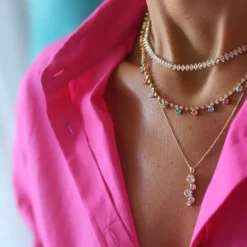 Caroline Svedbom Elina Necklace Crystal Clearance