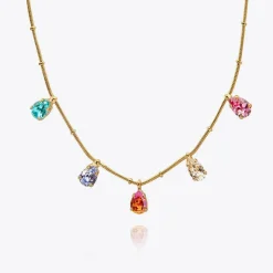 Caroline Svedbom Estelle Necklace Rainbow Combo Clearance
