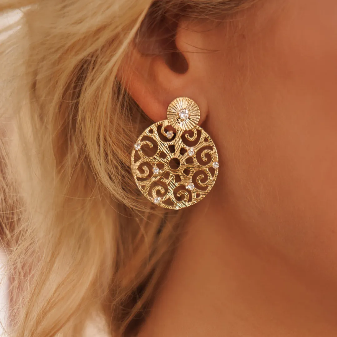 Caroline Svedbom Evanna Earrings/Crystal Flash Sale