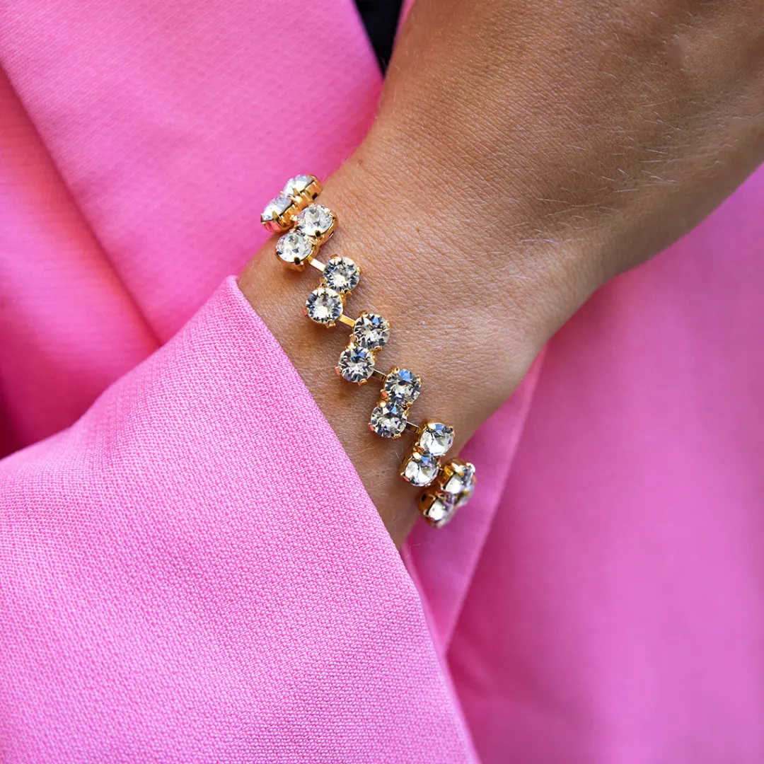 Caroline Svedbom Fiona Bracelet Crystal Discount