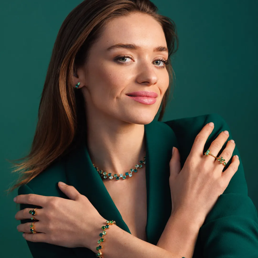 Caroline Svedbom Fiona Bracelet Green Combo Best Sale