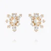 Caroline Svedbom Floral Pearl Earrings/Pearl + Crystal Online