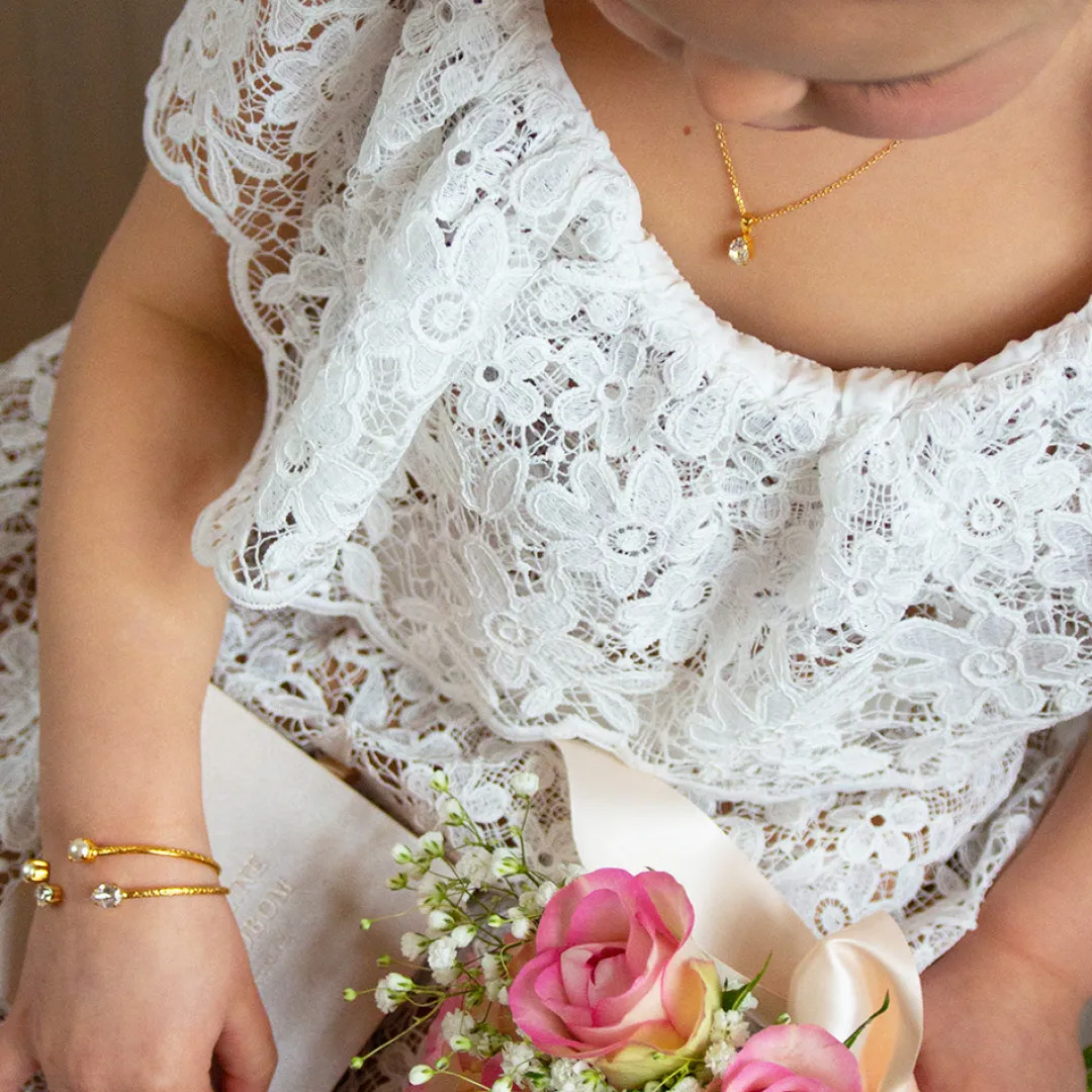 Caroline Svedbom Flower Girl Necklace/Crystal (Children Size) Flash Sale