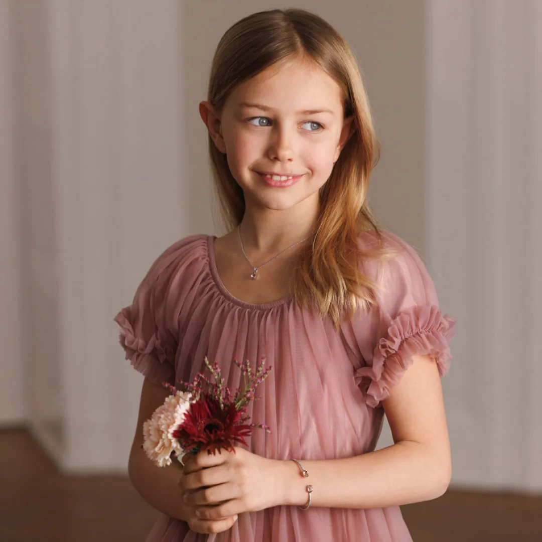 Caroline Svedbom Flower Girl Necklace/Vintage Rose (Children Size) Best