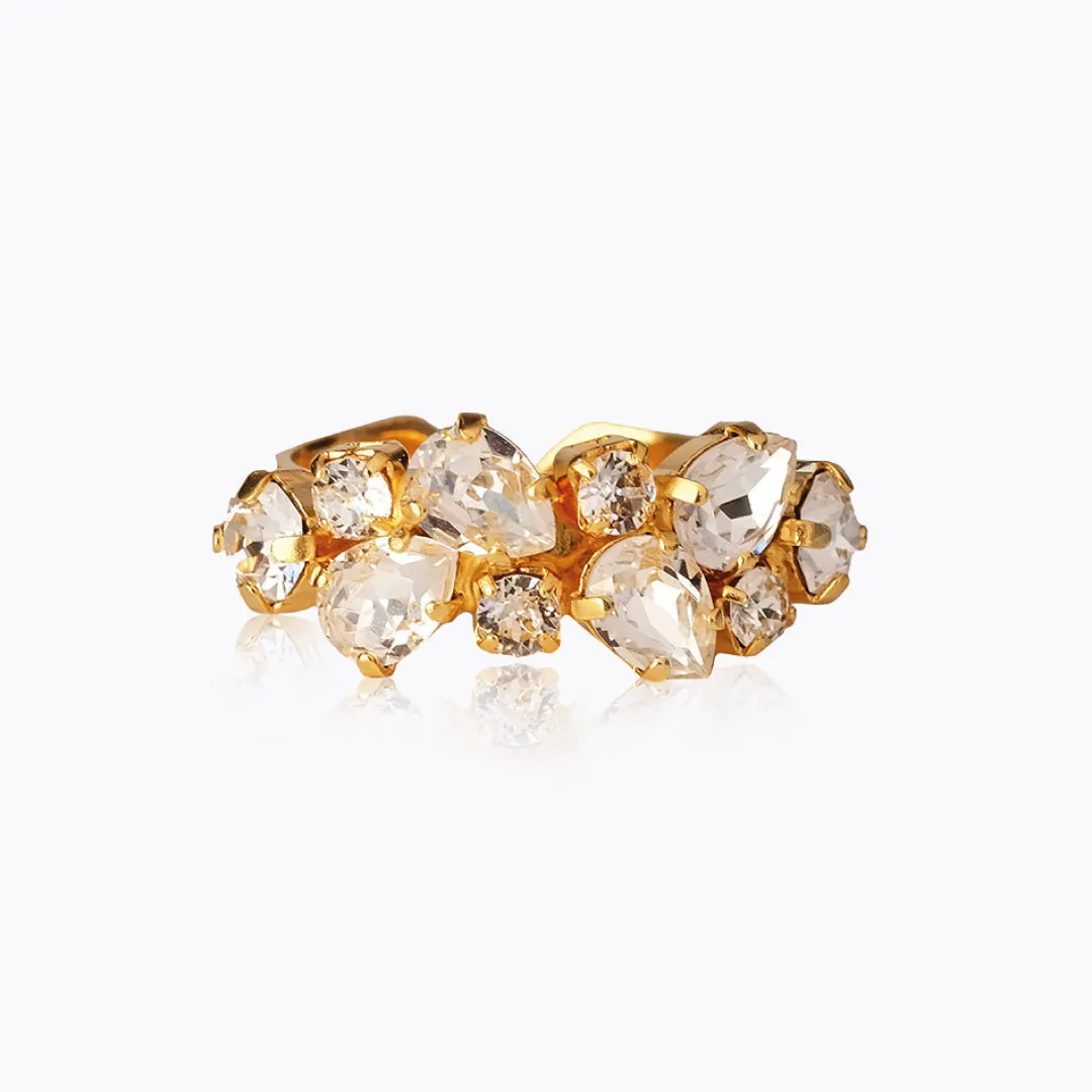 Caroline Svedbom Gabriella Ring Crystal New