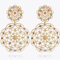 Caroline Svedbom Gardenia Earrings/Rainbow Combo Outlet