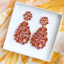 Caroline Svedbom Hanna Earrings Coral Combo Cheap