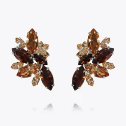 Caroline Svedbom Iris Earcuffs Smoked Topaz Combo Shop
