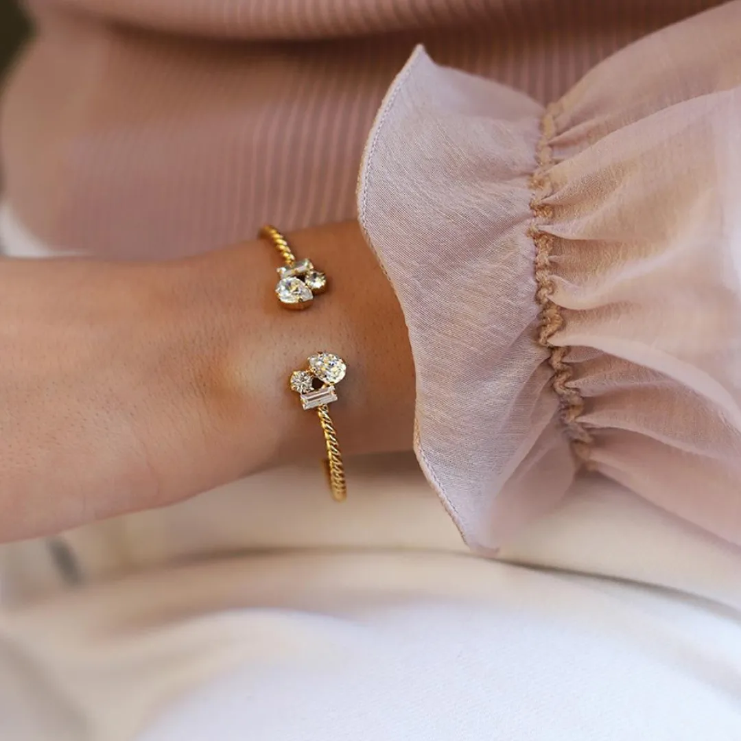 Caroline Svedbom Isa Bracelet Crystal Outlet