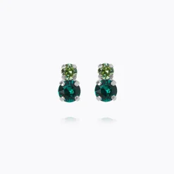 Caroline Svedbom Leah Earrings Green Combo Shop