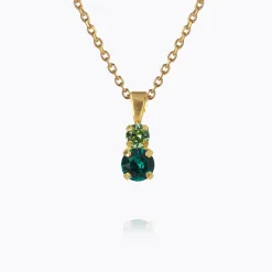 Caroline Svedbom Leah Necklace Green Combo Shop
