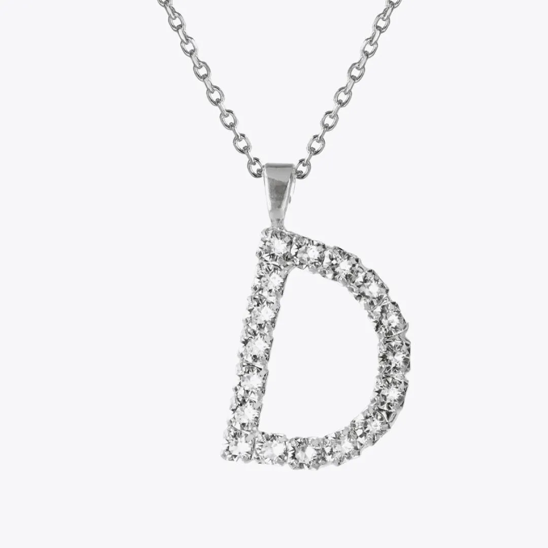 Caroline Svedbom Letter Necklace D/Crystal Hot