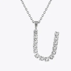 Caroline Svedbom Letter Necklace U/Crystal Cheap